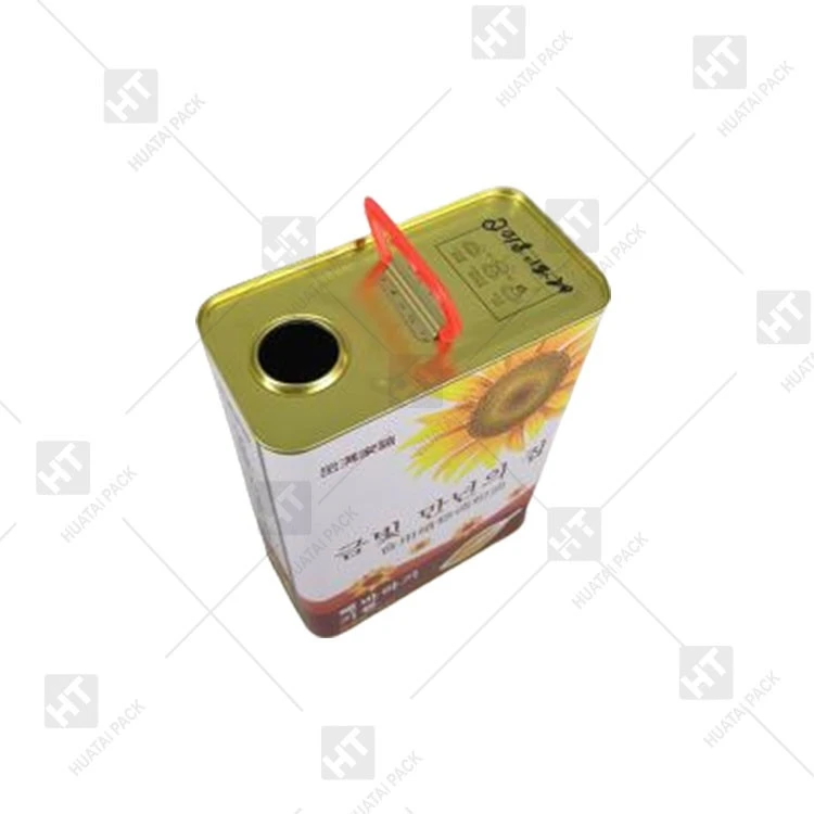 Empty Metal Oilve Oil Can