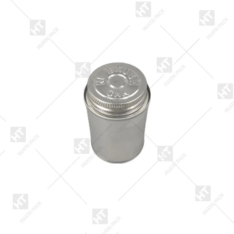 Empty PVC Glue Tin Can With Brush